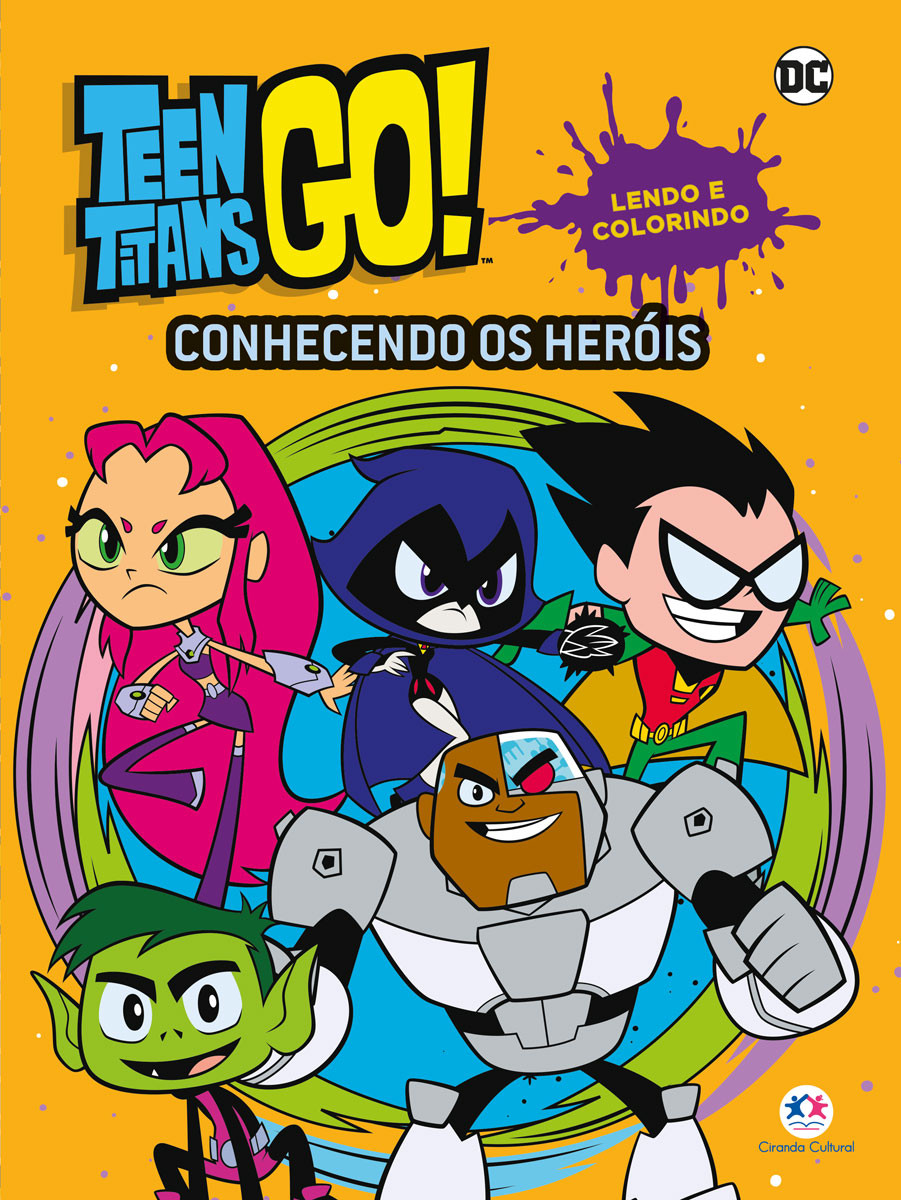 Livro Teen Titans Go - Ciranda Cultural - nivalmix