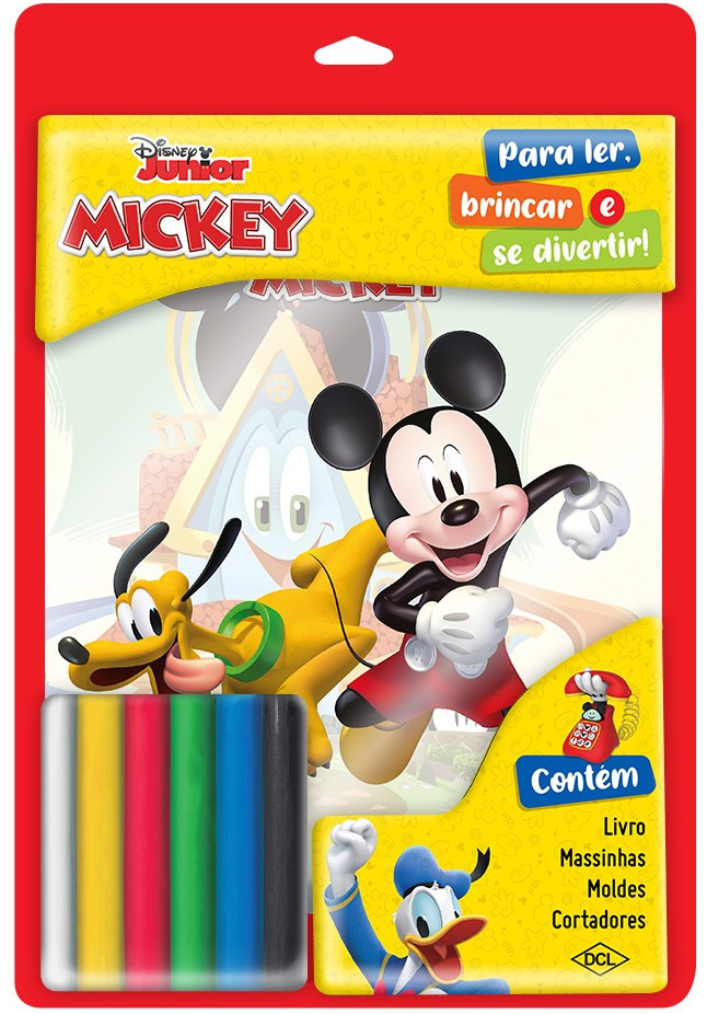 Ler e Brincar Mickey Disney - livro e quebra-cabeça